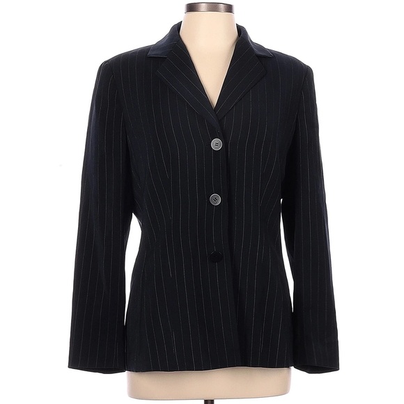 Preston & York 2 Piece Pantsuit Pinstripe Women's size 14 - Picture 5 of 6